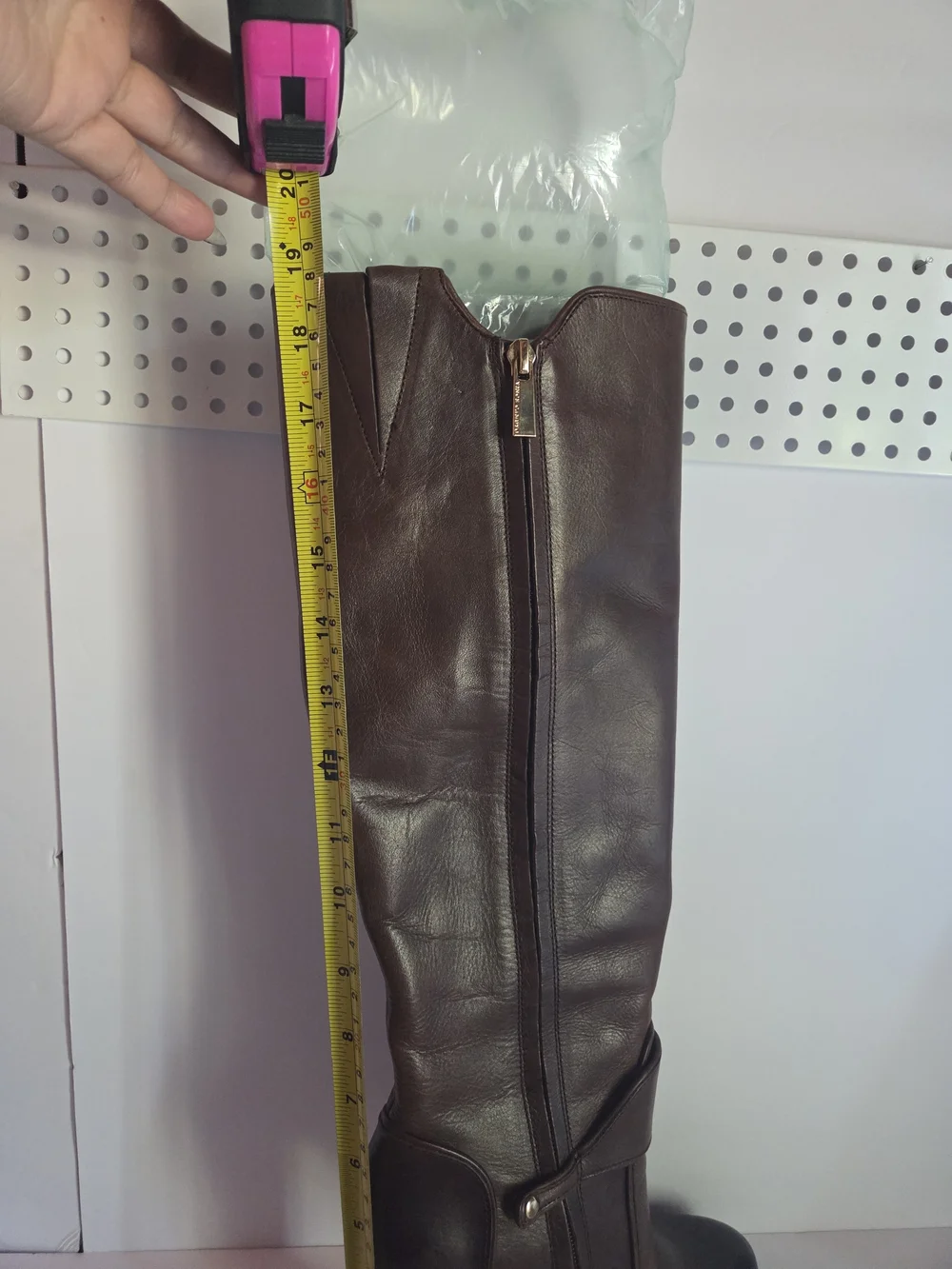 Vince Camuto Tall Brown Leather Over-the-Knee Boots